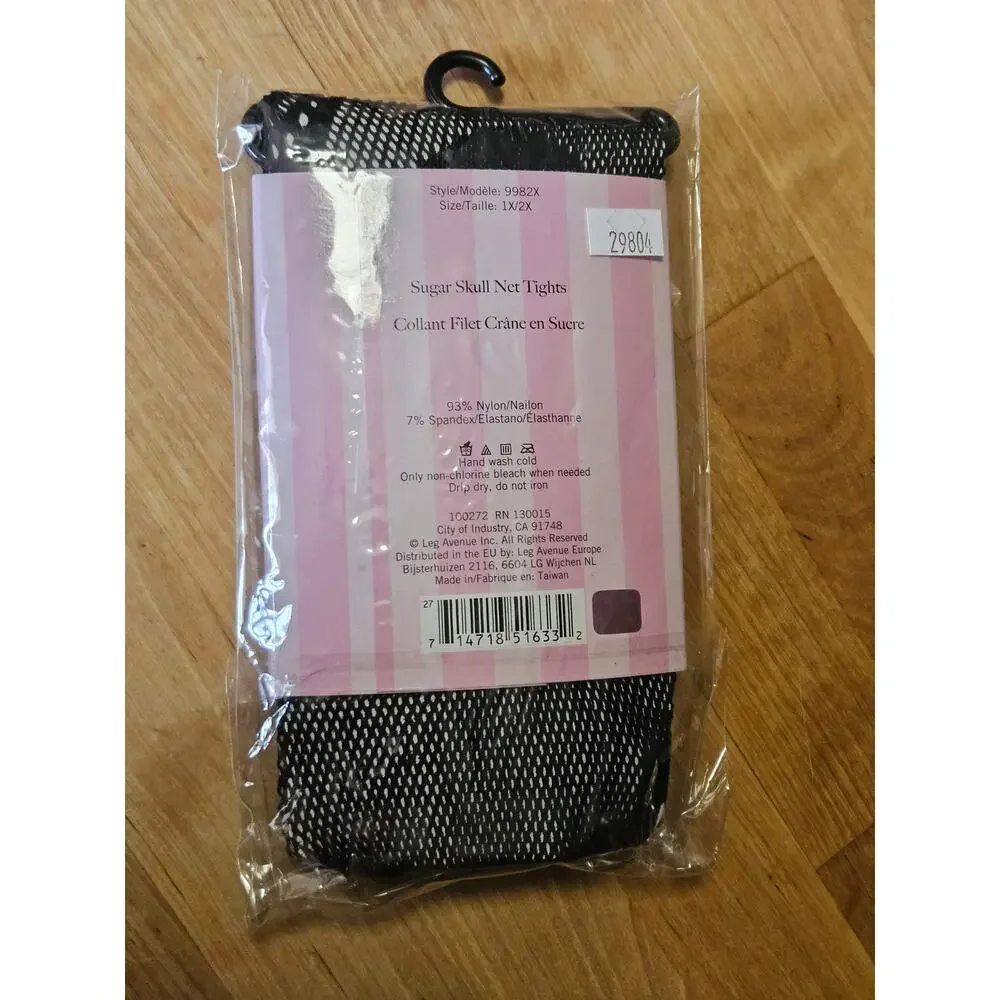 New Lot of 3 Stocking Hosiery Plus 1x 2x Leg Avenus Blackheart Goth Scene